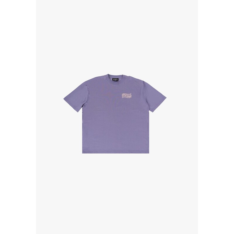 Dropsize Tričko béžová / fialová
