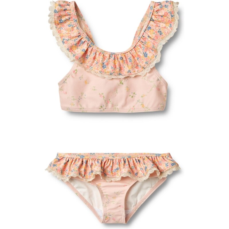 WHEAT Bikiny modrá / žlutá / růžová 111003949