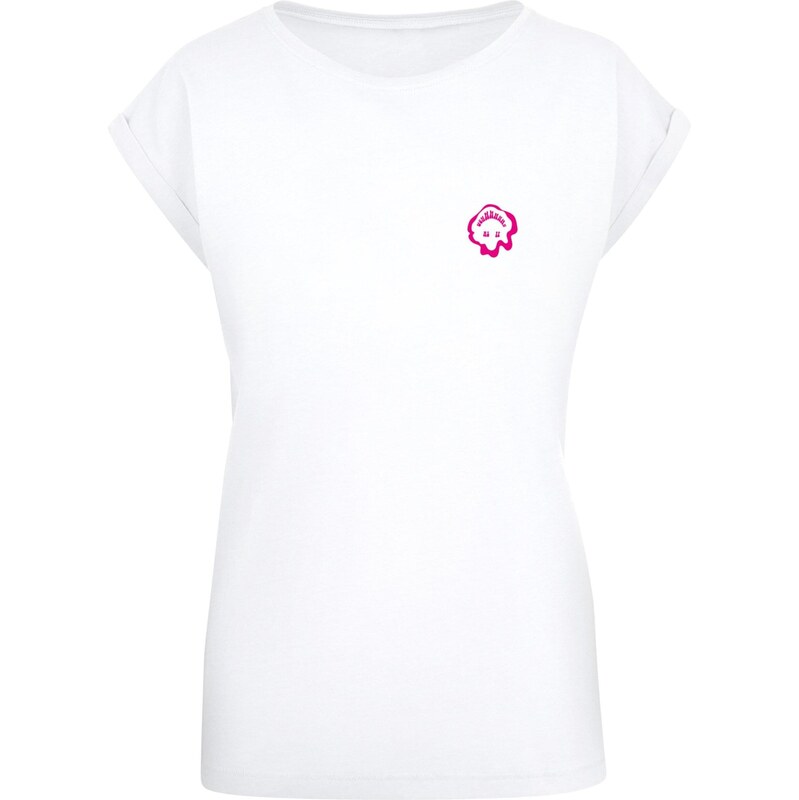 Mister Tee Tričko Everything Is Nice pink / bílá