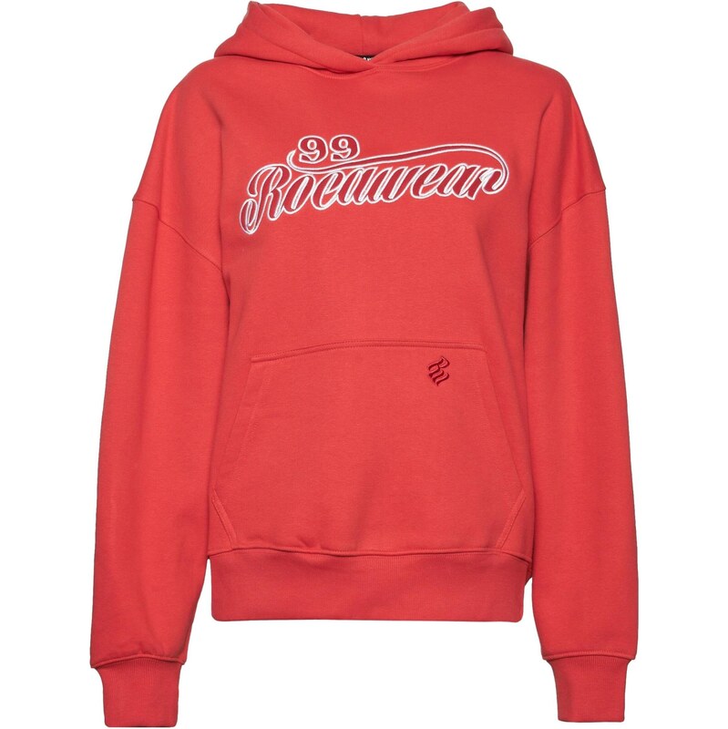 ROCAWEAR Mikina Cherry červená / bílá