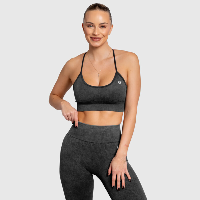 Dámská podprsenka Iron Aesthetics Faded, washed black 111013357