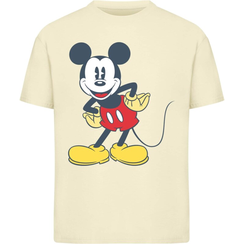 Merchcode Tričko Mickey Vintage Pose žlutá / světle žlutá /