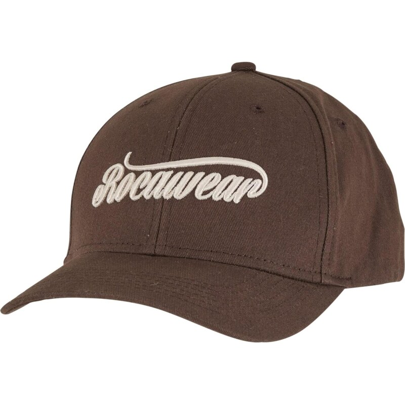 ROCAWEAR Kšiltovka Main hnědá / bílá