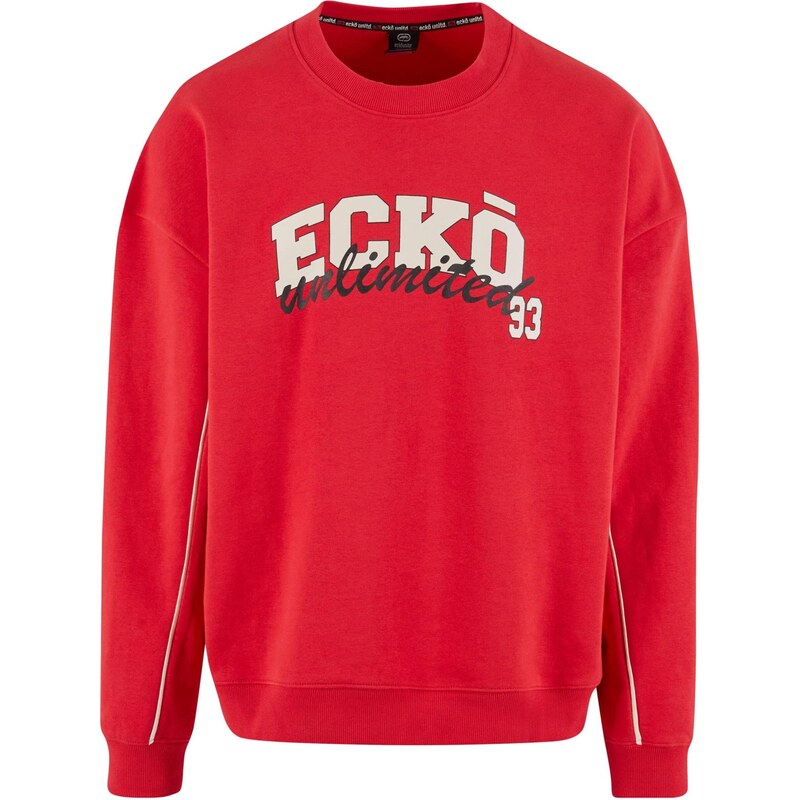 Ecko Unlimited Mikina Skyhook červená / černá / barva bílé vlny