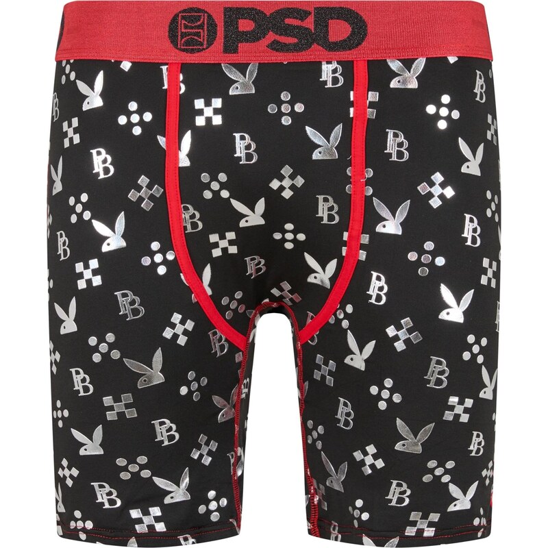 PSD Boxerky červená / černá / bílá