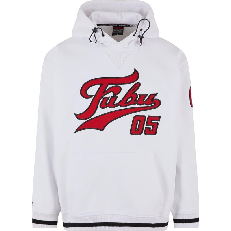 FUBU Mikina červená / černá / bílá
