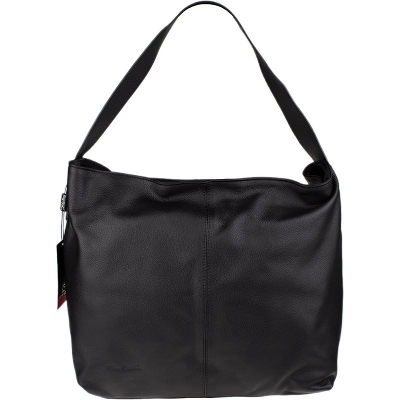 Černá kožená italská kabelka Pierre Cardin 5347 Nero NovaKabelka.cz 111015312