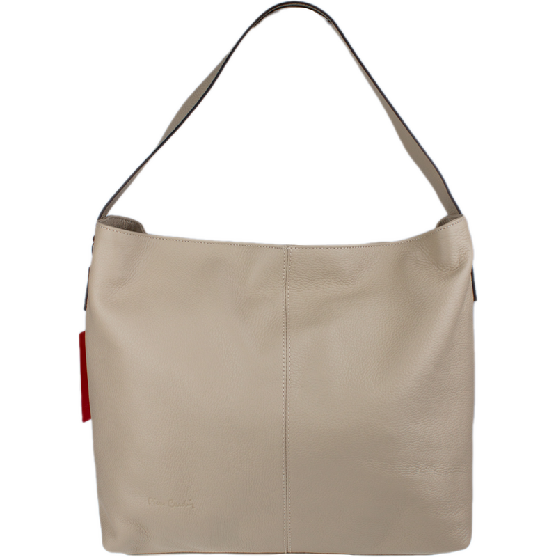 Béžová kožená italská kabelka Pierre Cardin 5347 Beige NovaKabelka.cz 111015314