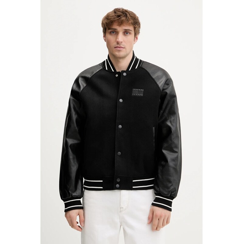 Tommy Jeans Bunda s příměsí vlny Tommy Jeans