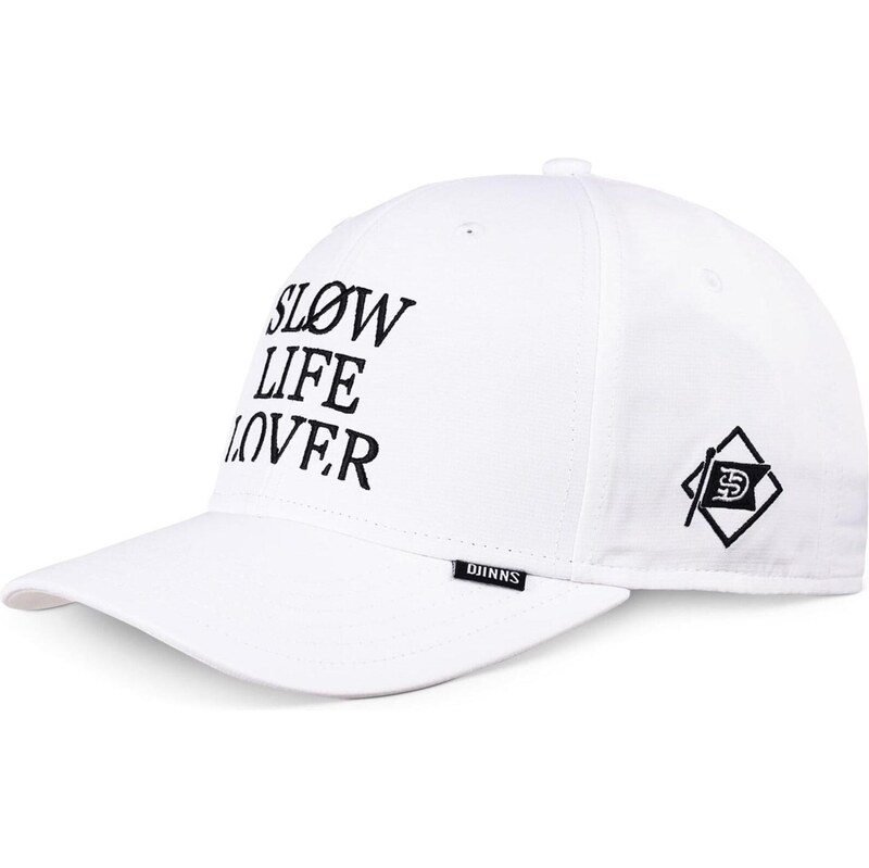 DJINNS Kšiltovka True Fit Slow černá / bílá