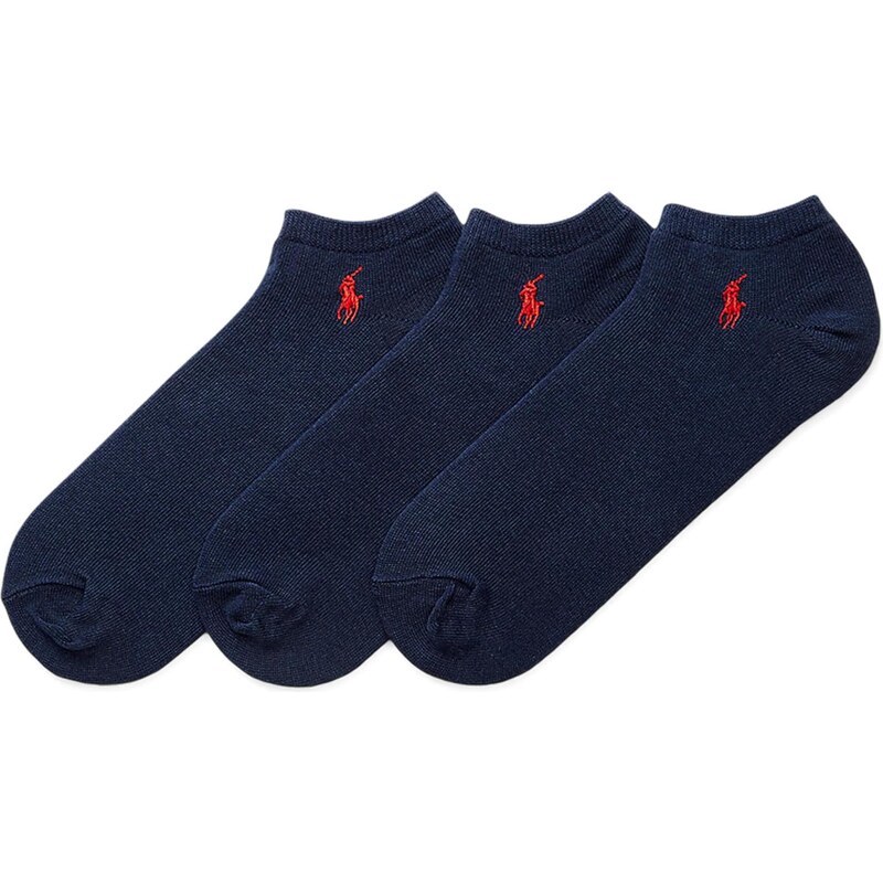 Polo Ralph Lauren Ponožky Ghost Ped marine modrá / tmavě červená