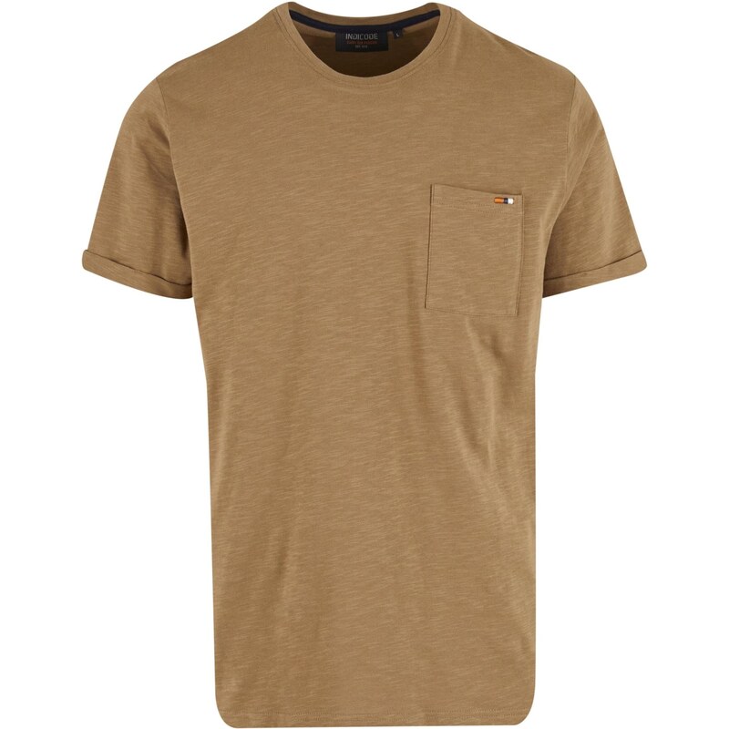 INDICODE JEANS Tričko Andorra khaki