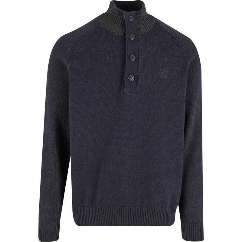 INDICODE JEANS Svetr Reje tmavě modrá / černá