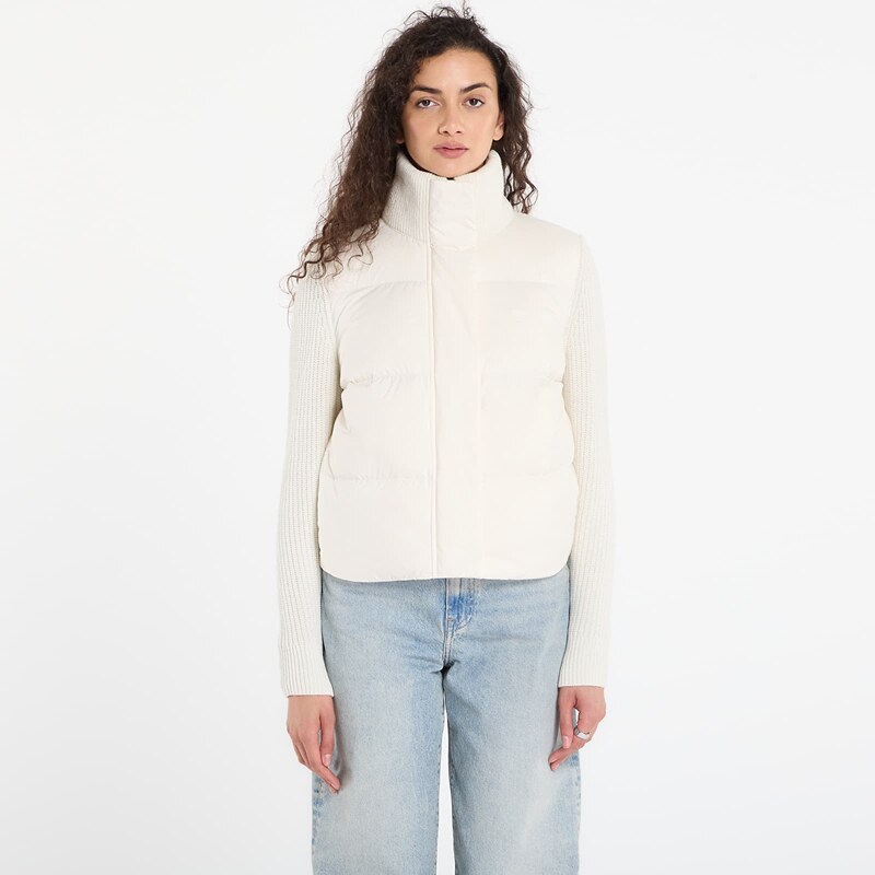 Bunda Tommy Hilfiger Modern Down Knit Mix Reg Jacket Ivory Silk L 111018670