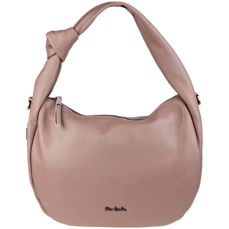 Růžová kožená italská kabelka Pierre Cardin 13001 Malva NovaKabelka.cz 111020391