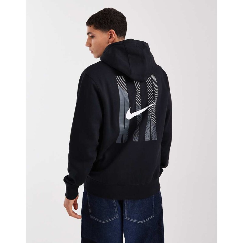 Nike Air graphic hoodie in black