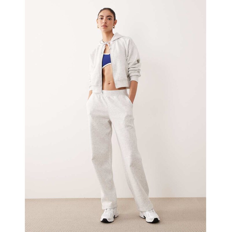 Abercrombie & Fitch YPB high rise straight leg fleece joggers co