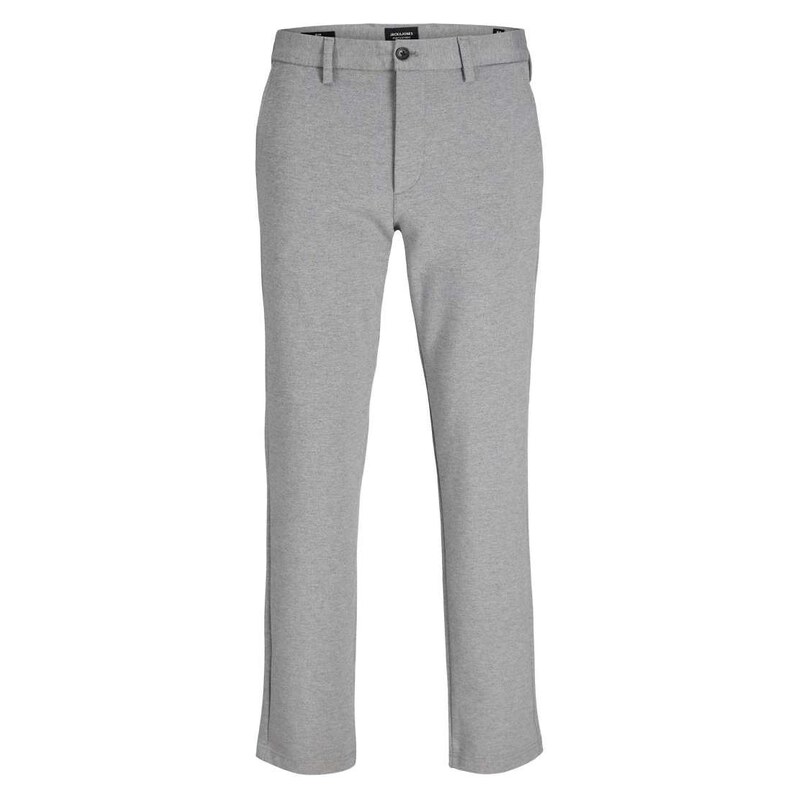 Jack & Jones Chino trousers in light grey melange