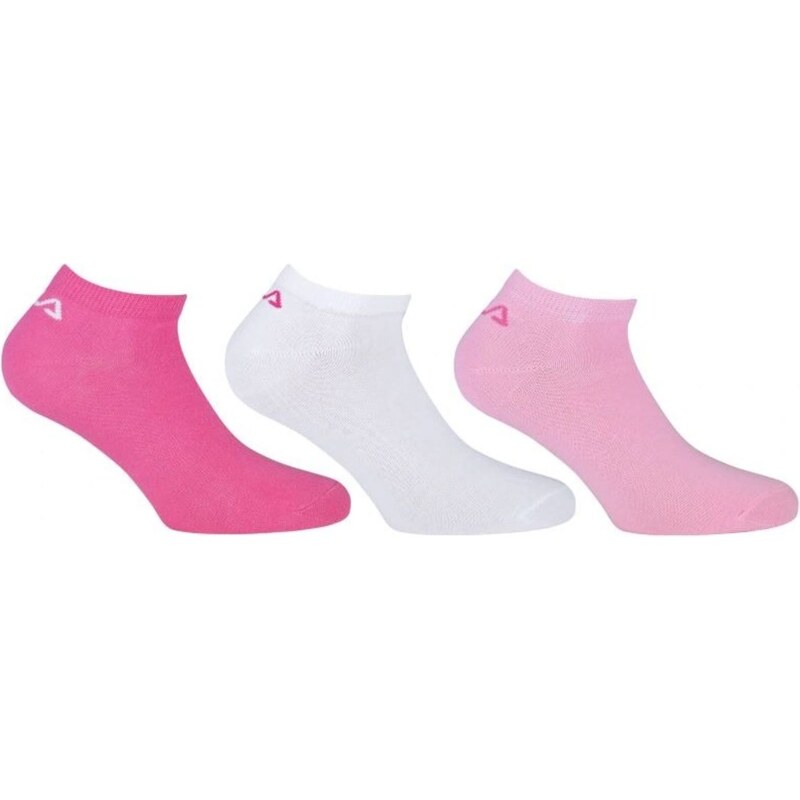 Ponožky FILA Sneaker 3-pack Wht-Pnk-Dpnk 39-42 111020955