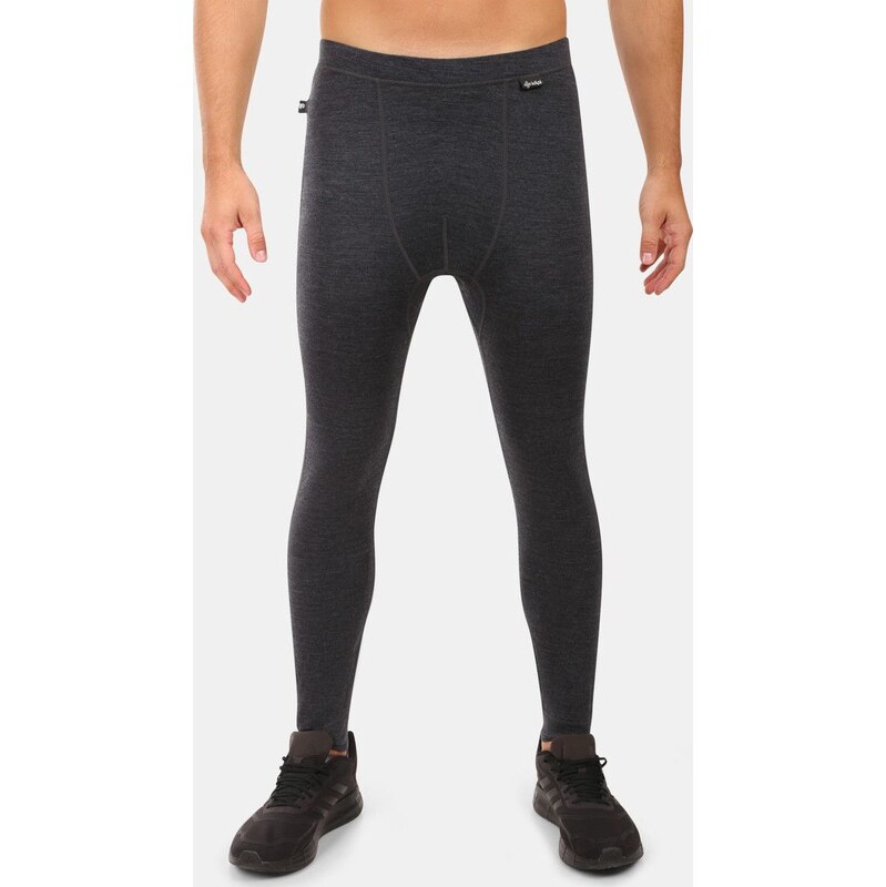 Pánské merino spodky KILPI Mavora Bottom černé