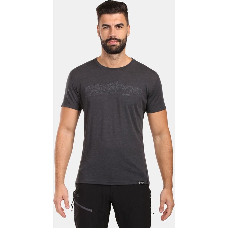 Pánské merino triko KILPI Sloper šedé
