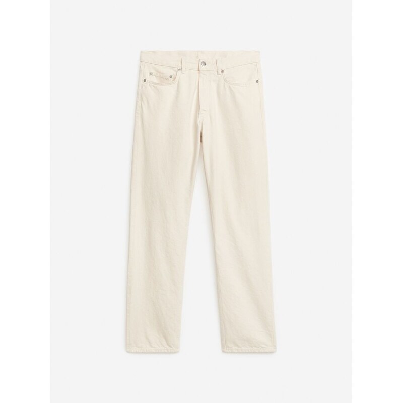 H&M - OCEAN volné rovné džíny - béžová 108131991