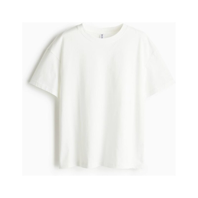 H&M - Oversized tričko - Bílá