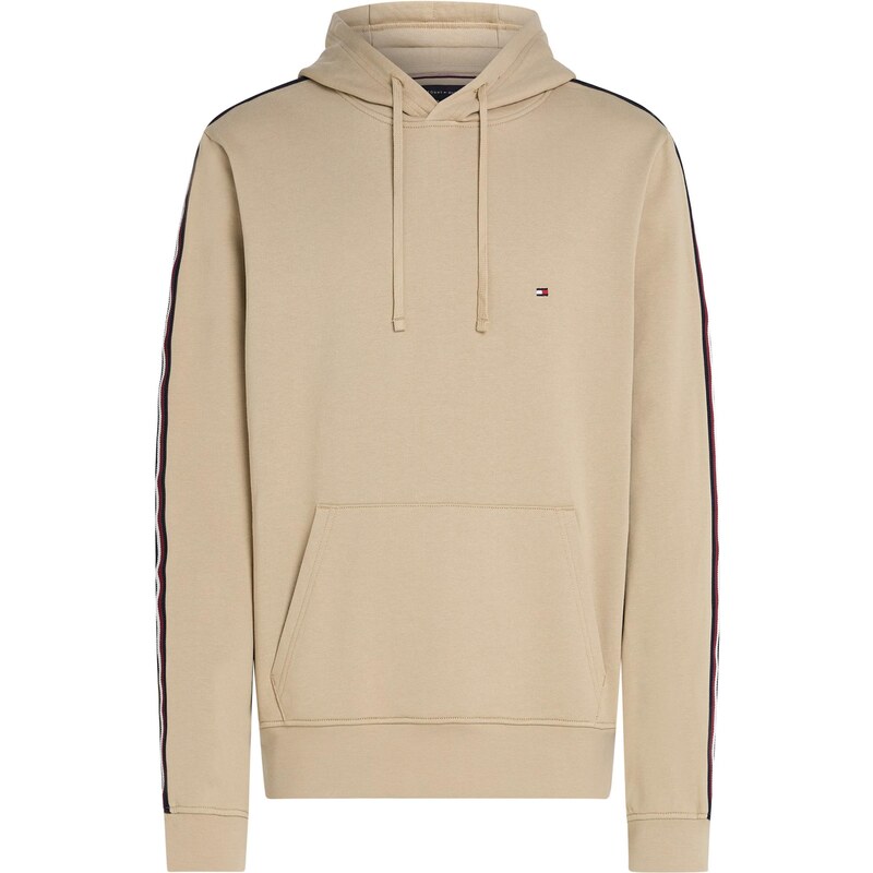 TOMMY HILFIGER Mikina marine modrá / khaki / tmavě červená /