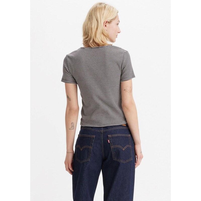 LEVIS  Kardigan černá / bílá