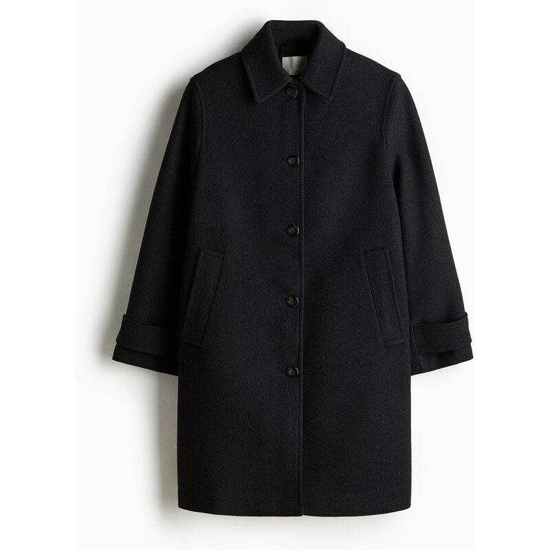 H&M - Kabát car coat - černá 109585930