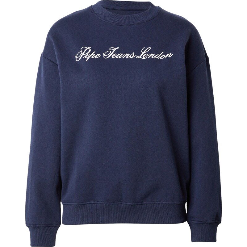 Pepe Jeans Mikina námořnická modř / bílá