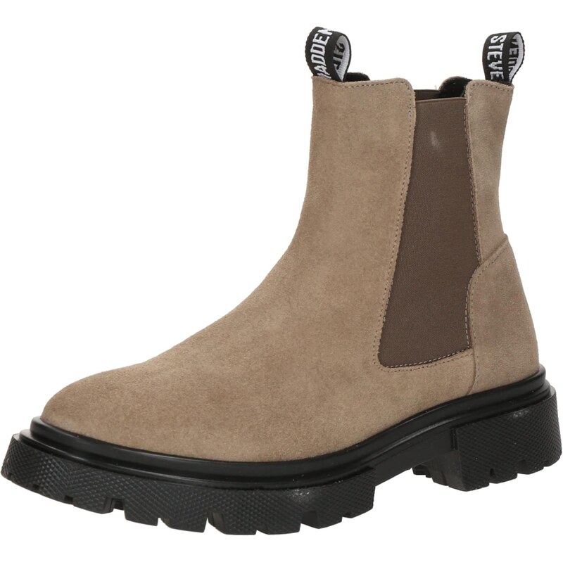 STEVE MADDEN Chelsea boty Raquel béžová / tmavě béžová / černá / bílá 111028762