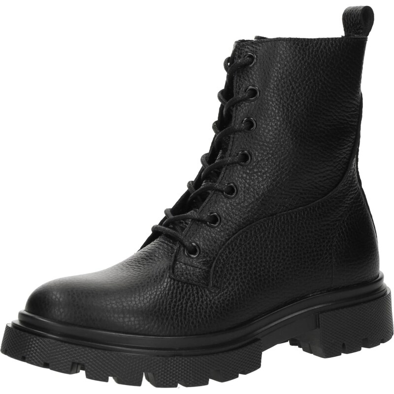 STEVE MADDEN Šněrovací kozačky Rhonda černá