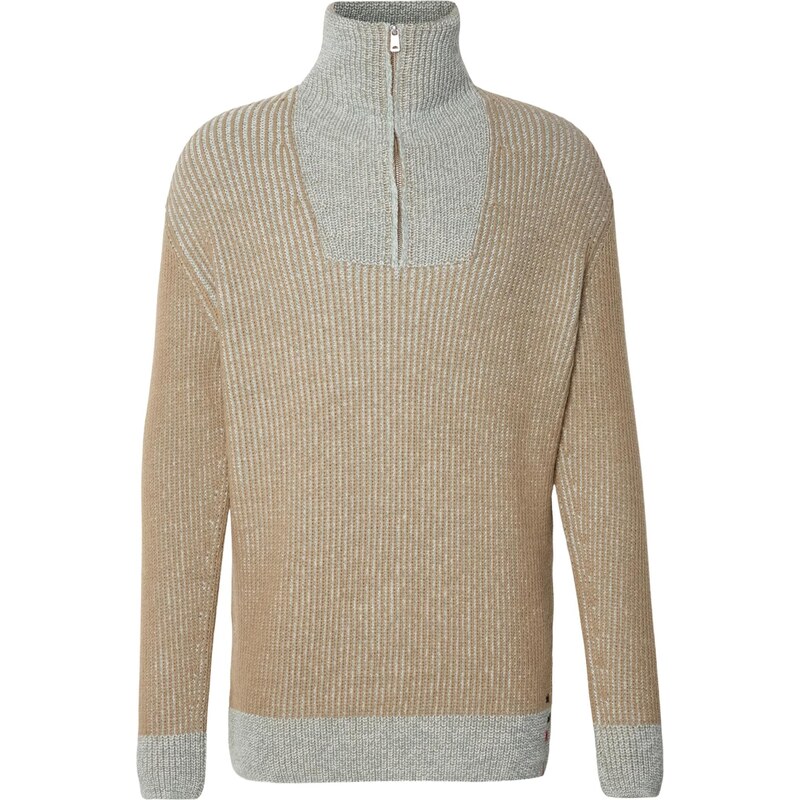 SCOTCH & SODA Svetr písková / pastelová modrá
