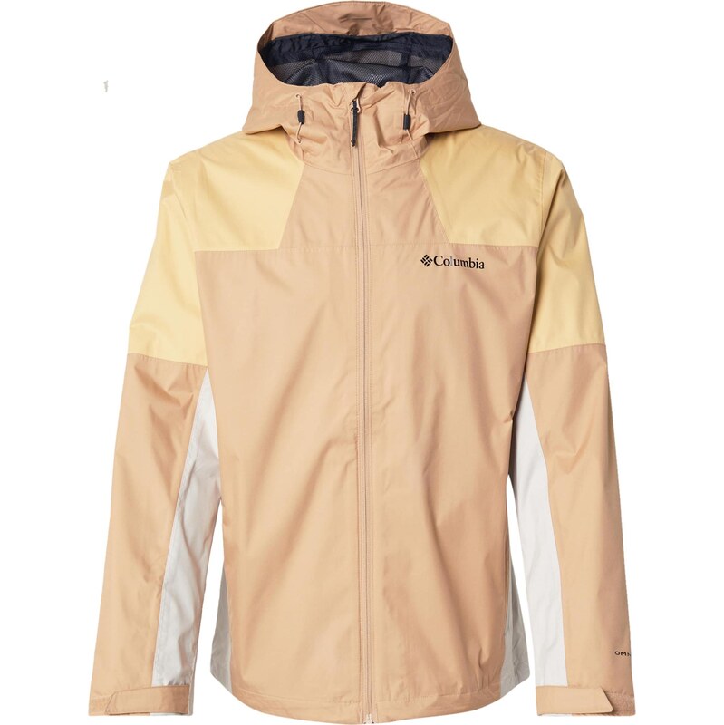 COLUMBIA Outdoorová bunda Inner Limits III cappuccino / žlutá /