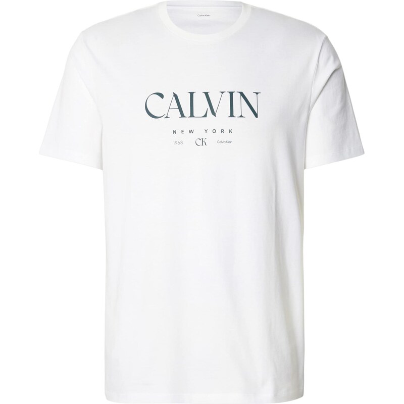Calvin Klein Tričko černá / bílá