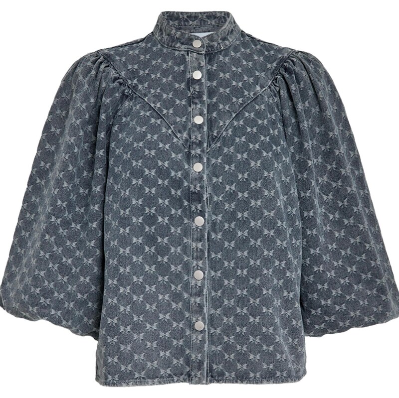 minus Tričko Sienne Shirt modrá džínovina 111029719