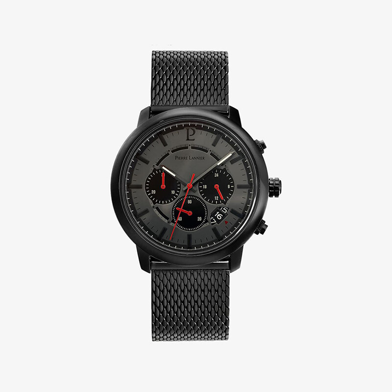 Hodinky Pierre Lannier Wrist Watch Impulsion 229F488 Black