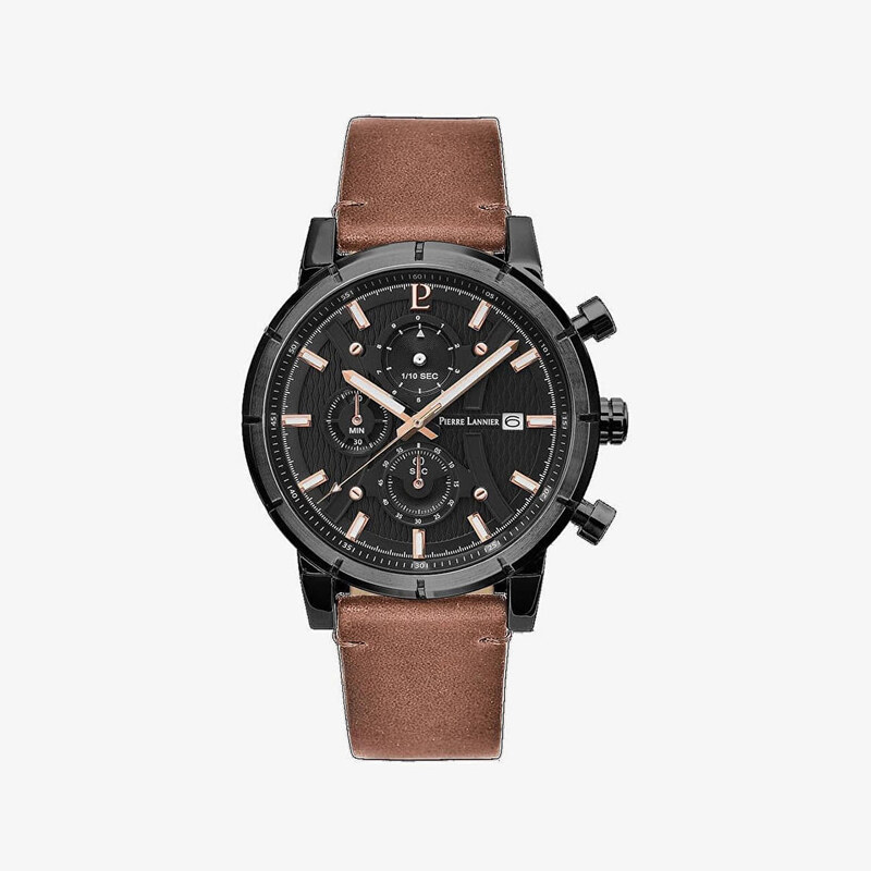 Hodinky Pierre Lannier Wrist Watch Criterium 224H434 Black