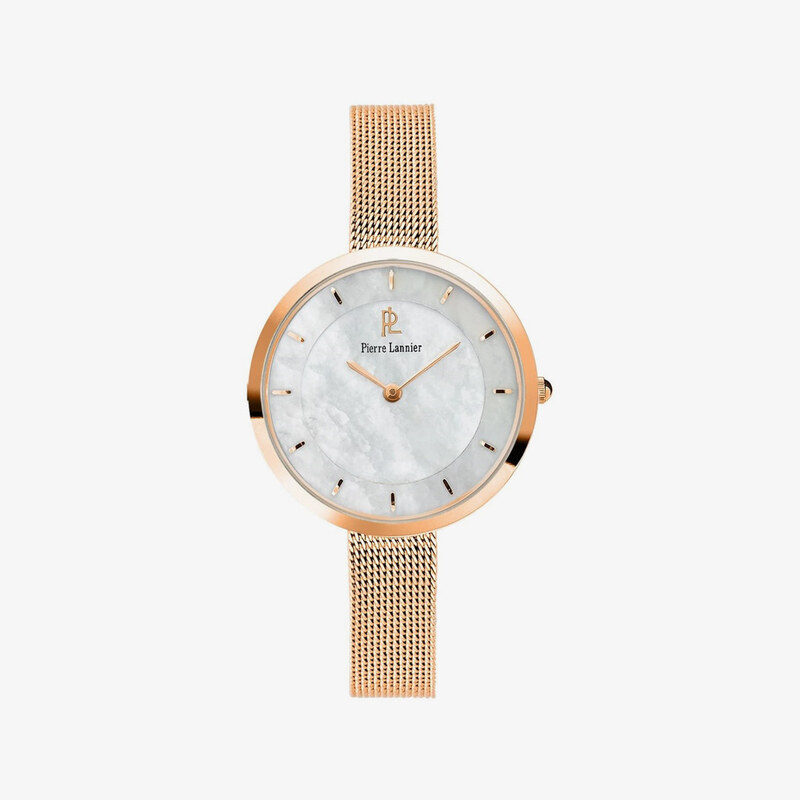 Hodinky Pierre Lannier Wrist Watch Liberty 076G998 Rose Gold