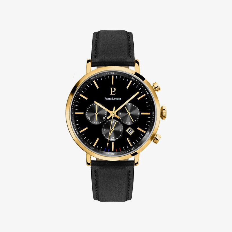 Hodinky Pierre Lannier Wrist Watch Baron 222G033 Yellow Gold