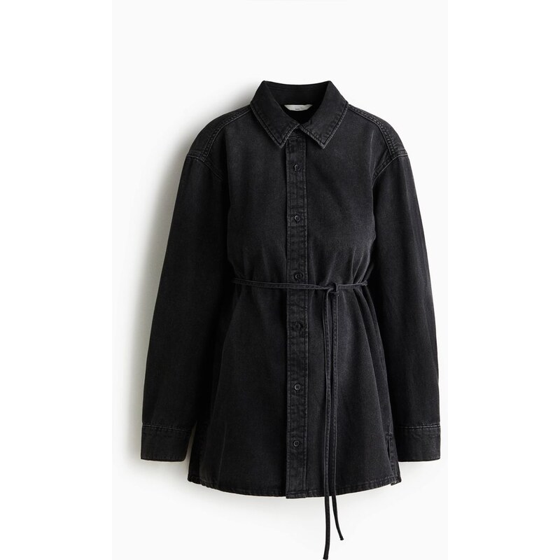 H&M - MAMA Džínová košile Before & After - šedá 108510235