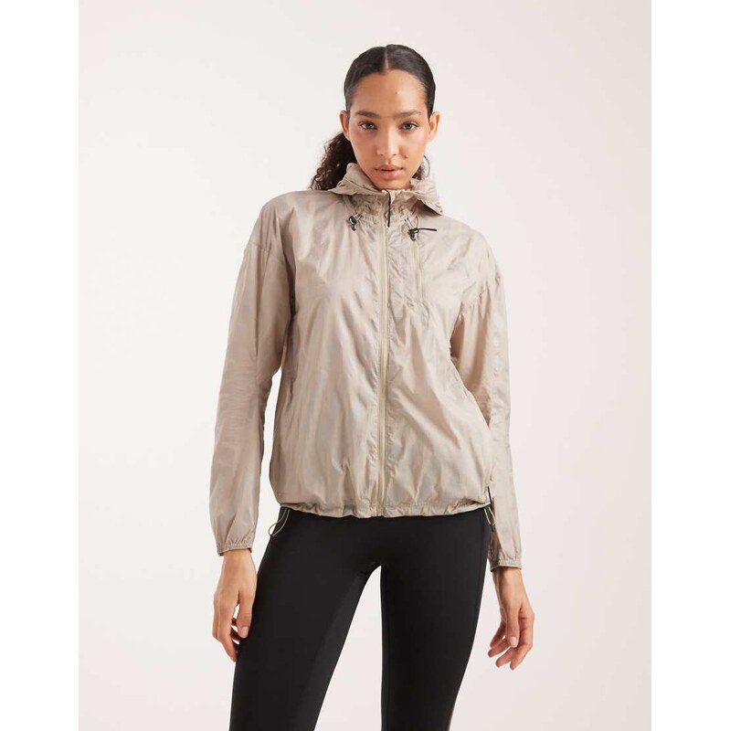 adidas performance Adi365 running reflective jacket in beige-Neutral 115504813