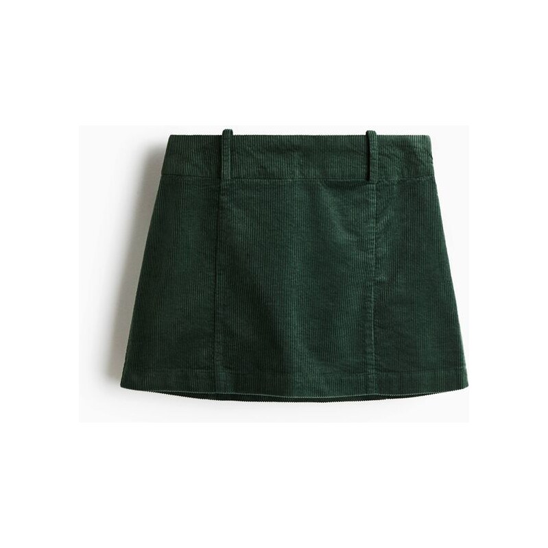 H&M - Minisukně - Tmavě Zelená