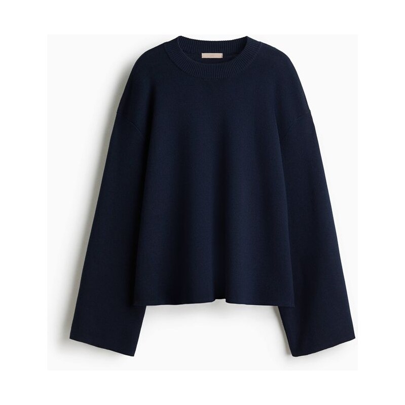H&M - Oversized svetr - modrá 108669011