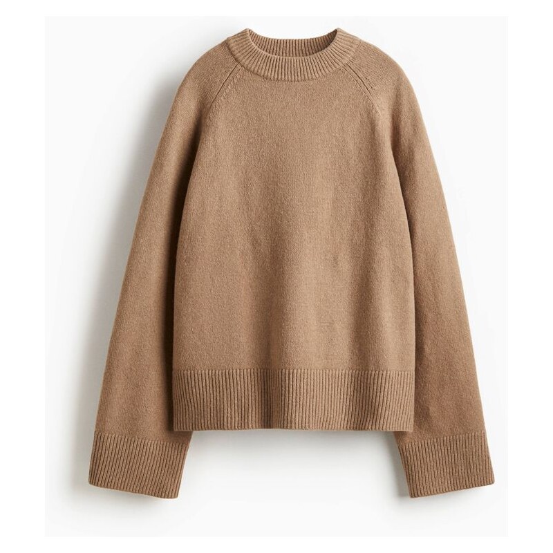 H&M - Svetr Loose Fit - béžová 108669150
