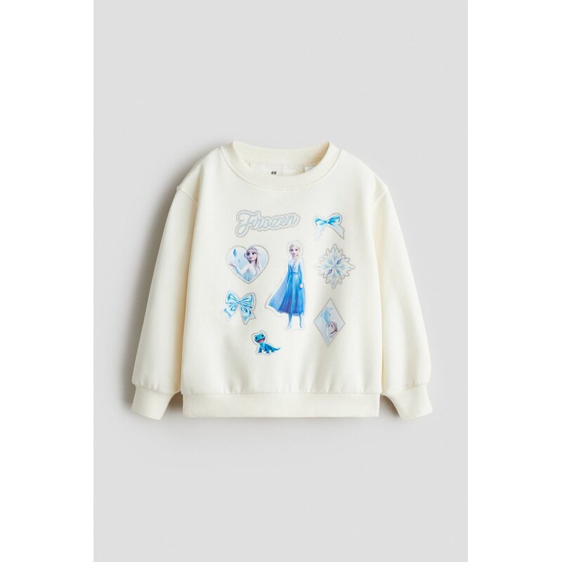 H&M - Mikinas motivem - Bílá/Ledové Království