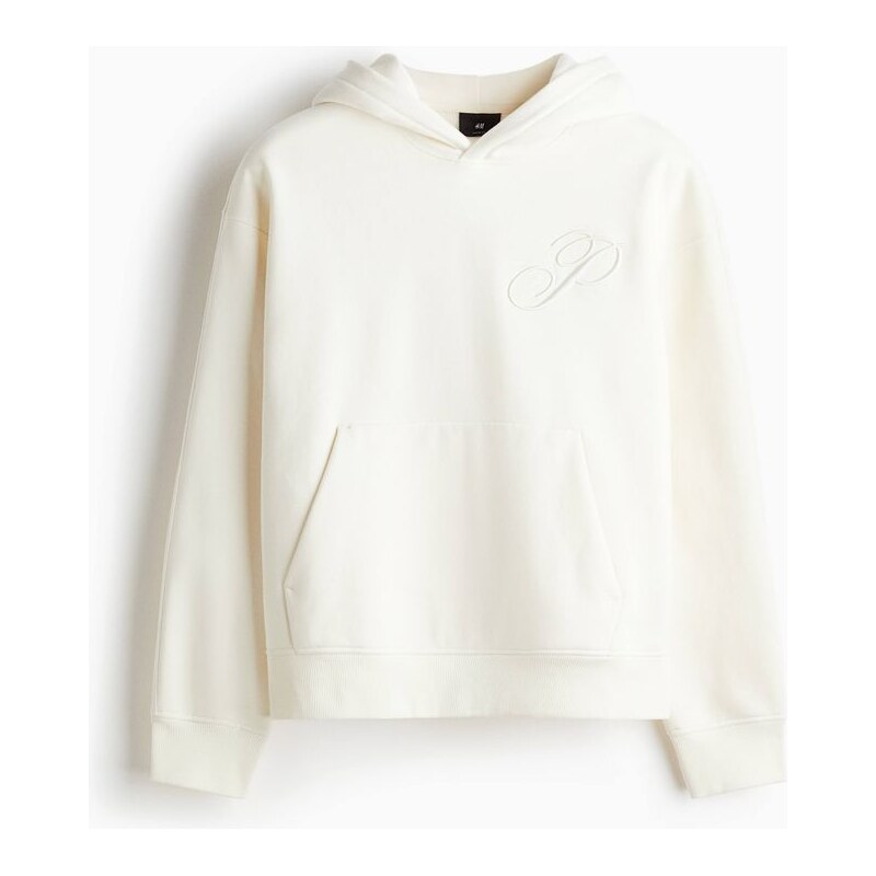 H&M - Mikinas kapucí Loose Fit - Bílá/P