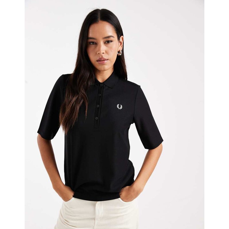 Fred Perry polo shirt in black 111044581