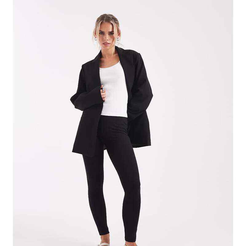 ASOS Petite ASOS DESIGN Petite leggings in black 111044651